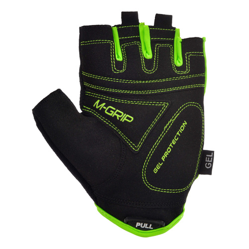 Rękawiczki rowerowe Meteor Gel GX31 L zielony