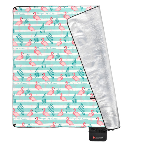 Koc piknikowy Meteor 2XL 200x200 cm Flamingi