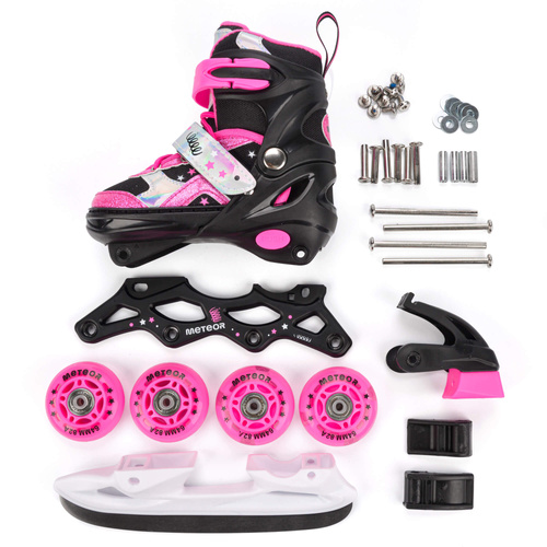 Inline skates Meteor 4in1 Metro M 34-37