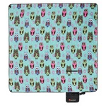 Picnic Blanket Meteor 2XL 200x200 cm Owls