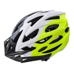 Kask rowerowy Meteor Marven M 55-58 cm szary/biały/limonkowy