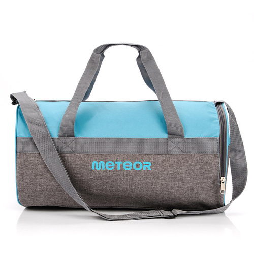 Torba fitness Meteor Siggy 25 l niebieski/szary melanż