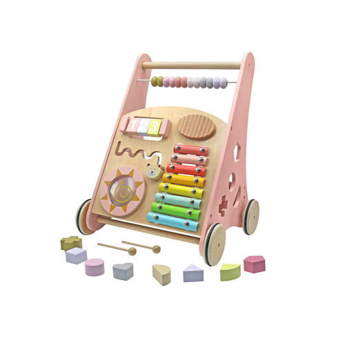 Wooden Manipulative Walker pink