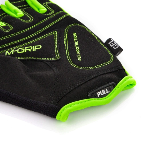 Bike gloves Meteor Gel GX31 M green