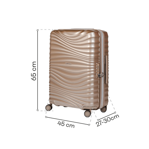 SwissBags Cruise medium case 65 cm champagne
