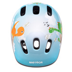 Kids cycling helmet Meteor MV6-2  S 48-52 cm Dino roar