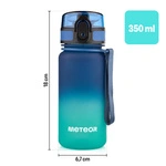 Bidon sportowy Meteor 350 ml niebieski/turkusowy