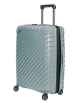 Średnia walizka SwissBags Diamond cut 67 cm metaliczny niebieski