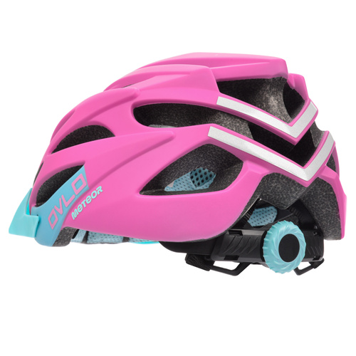 Kask rowerowy Meteor Ovlo M 55-58 cm różowy
