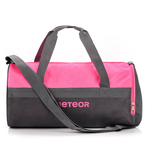 Fitness bag Meteor Siggy 25 l pink/grey