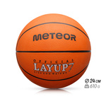 Piłka do koszykówki Meteor Layup 7 pomarańczowy