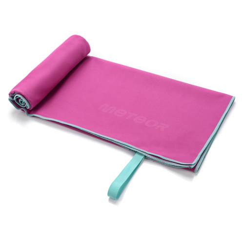 Ręcznik szybkoschnący z mikrofibry Meteor  L 80 x 130 cm bakłażanowy