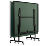 Zestaw stół do tenisa stołowego Meteor zielony plus siatka rollnet, 2 rakietki, 3 piłeczki