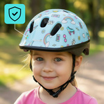 Kask rowerowy dla dzieci Meteor KS06 XS 44-48 cm Rainbow