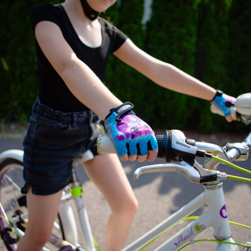 Rękawiczki rowerowe Meteor Kids M Kitty