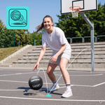 Piłka do koszykówki Meteor Layup 7 czarny