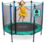 Trampoline for kids Meteor TRP-50 140 cm mint/blue