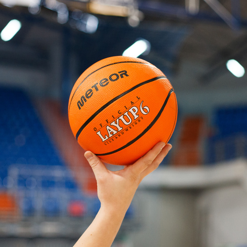 Piłka koszykowa Meteor Layup 6 pomarańczowy