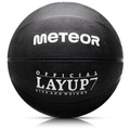 Piłka do koszykówki Meteor Layup 7 czarny