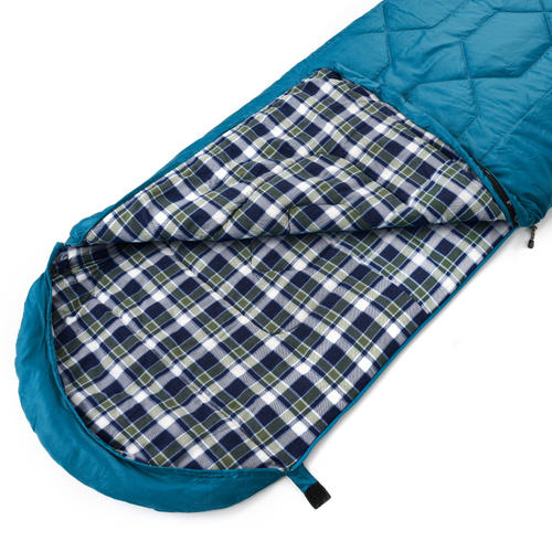 Meteor Sleeping bag Timber cotton blue