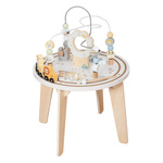 Drewniany stolik labirynt