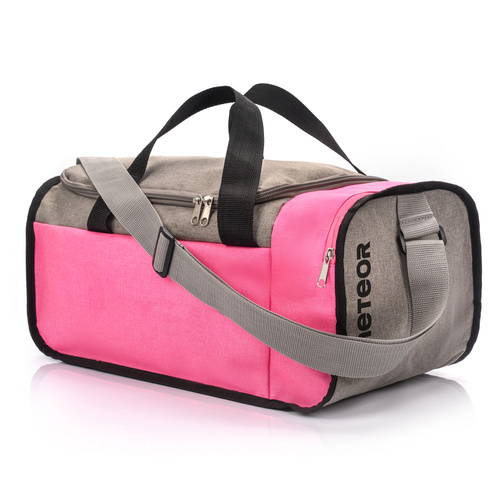 Fitness bag Meteor Nepr 20 l grey/pink