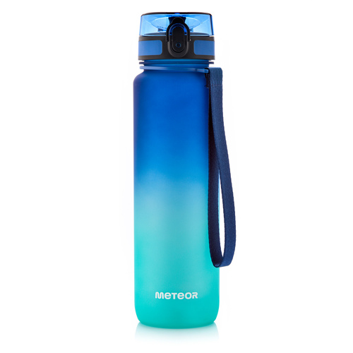 Meteor sports water bottle 1000 ml blue/turquoise