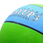 Piłka do koszykówki Meteor Layup 3 niebieski/zielony