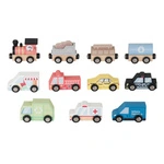 Wooden car set