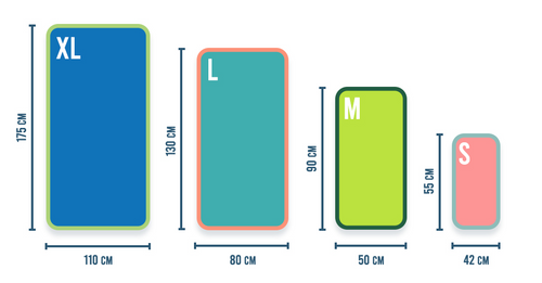 Towel Meteor XL 23x9,5 cm purple