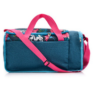 Torba fitness Meteor Widar 40 l różowy/granatowy kwiaty