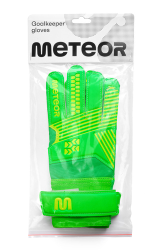 Rękawice bramkarskie Meteor Catch 7 zielony