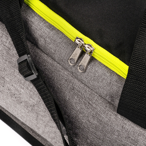 Torba fitness Meteor Nepr 20 l szary melanż/neonowy zielony