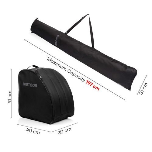 Ski set Meteor Norse black