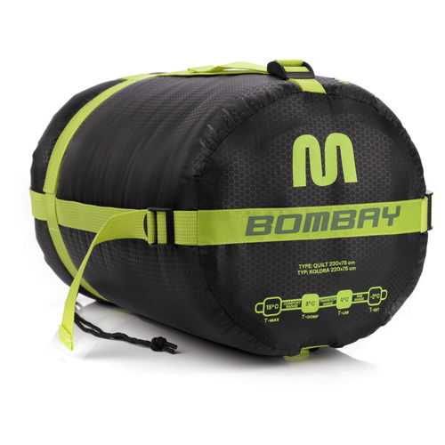 Sleeping bag Meteor Bombay L green/black