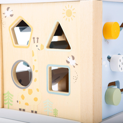 Drewniana kostka manipulacyjna