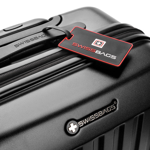 SwissBags Cosmos Medium Suitcase 65cm Black