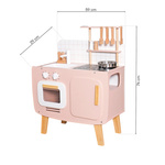 Wooden kitchen with accessories