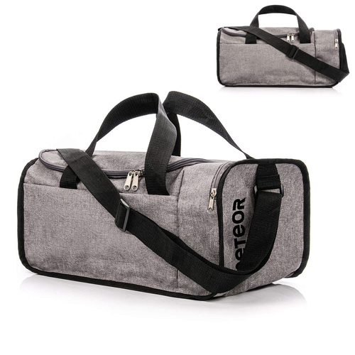 Torba fitness Meteor Nepr 20 l szary melanż/czarny