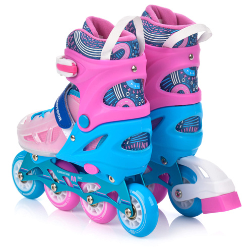 Inline skates Meteor Loky S 30-33 pink/blue
