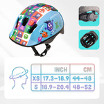 Kask rowerowy dla dzieci Meteor KS06 S 48-52 cm Happy monsters