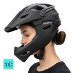 Full-face bicycle helmet Meteor Hydra L 58-61 cm black