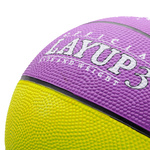 Piłka do koszykówki Meteor Layup 3 fioletowy/zielony