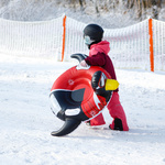 Ślizg śnieżny Penguin czarny/czerwony