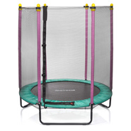 Trampolina dla dzieci Meteor TRP-60 140 cm miętowy/różowy