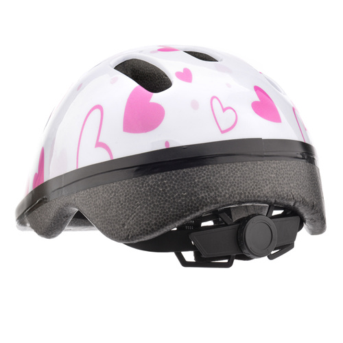 Kask rowerowy dla dzieci Meteor MV6-2 XS 44-48 cm Hearts