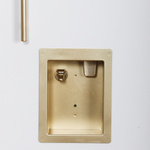 Drewniana kuchnia narożna z akcesoriami