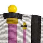 Trampolina dla dzieci Meteor TRP-60 140 cm miętowy/różowy