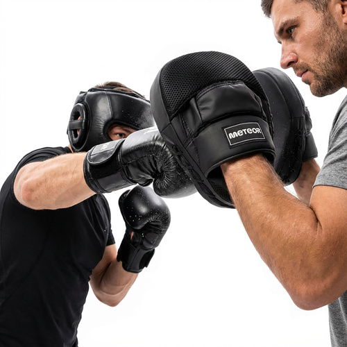 Boxing Focus Pads Meteor training, pair, synthetic PU leather