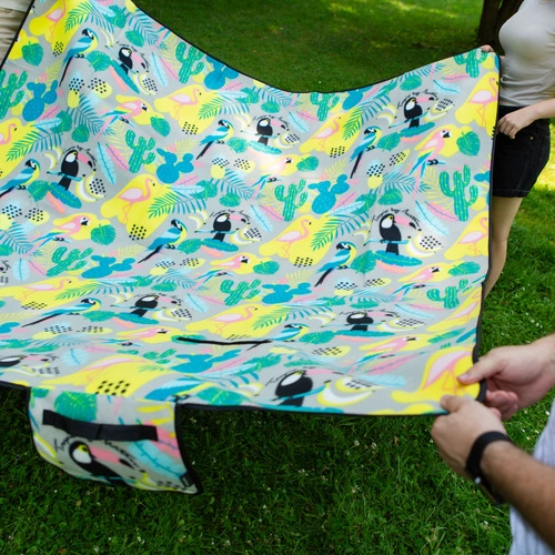 Picnic Blanket Meteor 2XL 200x200 cm tropics